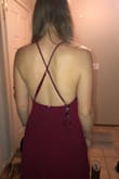 I was really worried about this dress because there's no normal bra that will work for it but it looks amazing! I'm wearing this dress in my sisters wedding and I'm so excited! You will need to hem the bottom if your 5"5' but that's not a big deal for me. - Katherine K.