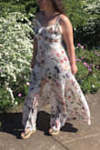 I'll be wearing this dress for my engagement party soon in Australia. It's lightweight and flows along curves nicely. - Alissa M.