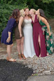 I wore this dress while standing up in my best friend's wedding. It was a little long on me and I felt somewhat unsecured up top, so I had the straps taken up and it fit like a glove. I got tons of compliments and felt comfortable all night! - Shelby M.