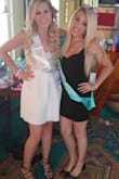 I purchased this dress for my bachelorette party and it fit me like a glove! Great material, color, & style. Loved it so much I purchased a black one for my friends bachelorette! Runs a little small so I got an XS but I like my dresses form fitting! Fun sexy and cute dress! Highly recommend - Melissa B.