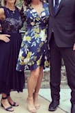 I bought this dress to wear to an evening wedding in San Antonio and it was PERFECT! It's a beautiful, light material dress! I got so many compliments and felt fabulous in this dress! I originally ordered a large but ended up exchanging it for an XL. I feel the XL covered my "girls" a little more. I also got some fashion tape to make sure they didn't "pop out". ;) 
I would buy this dress again without a doubt! - Laurin C.