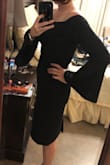 I usually order size Large, but since reviews mentioned it running bigger I ordered a medium. It fits tight, but in a good way. The fabric is thick and high quality. I really love it! - Megan M.