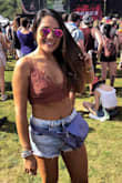 I LOVED wearing this top in 2 colors to a music festival! I bought the blue and the rust color. It stayed in place both days and It was so comfortable. The straps are adjustable which was helpful. - Patricia B.