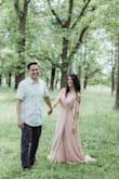 I wore this dress for my engagement photo shoot. Also let a friend borrow it for a wedding and both of us looked amazing. - Marlenne H.