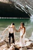 I didn't want to spend too much on a wedding dress because I'll only be wearing it once so this was perfect. I wore this for our elopement shoot yesterday. The dress fit in all the right places. Very happy with this purchase. - Ayan F.