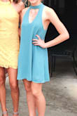 I definitely wanted to go simpler this year and this was the perfect dress for that. The color was gorgeous and the dress was so comfortable and cute. The only downside is that it is difficult to find a bra to wear with it. - Andrea R.