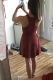 This dress fits perfectly and can be dressed up or down with heels and a jacket. Would definitely recommend! - Jess T.