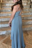 It's gorgeous! Runs a little large, nothing a quick fix won't do. Also, very long and bust area is kinda showy. Short and large breasted people beware! The color isn't as bright as the picture. But still very gorgeous dress. - Ximena D.