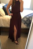 Planning on wearing this to a wedding this Fall. Love the color, & that it's comfortable and flowy. The top is a tiny bit baggy, might take it in a smidge. But otherwise it's so great! Can't wait to wear it!! - Shanae P.