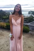 It was an amazing dress for my homecoming! It flowed elegantly and was a beautiful shade between light pink and light peach. I got so many compliments! Thank you! - Jamie D.
