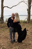 I wore this dress for my best friends wedding in NY in October. It was the perfect material to keep me warm, but not too warm. The dress is great quality and cut out in just the right places and complimented my body type so nicely!! - Renee M.