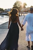 Purchased this dress for engagement photos in Oporto, Portugal! Long but worked perfect! Flowly & classy, and everything I wanted for my outfit! - Jennifer K.