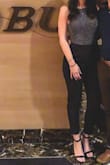 I'm all about a good high waisted pant. These are AMAZING. I'm going to just getting them in every single color when they restock M in navy and grey. I wore these to some interviews, wore them out in Vegas with a crop top, and have worn them to work with an oversized sweater tucked in the front. It's a great universal pant that you can literally wear anywhere. Buy them! They are worth it! Do note I had an alternations lady take in the ankles because it was just a little too baggy for me down there and I wanted them a little skinnier! I ordered medium and it fits great. A little loose in the waist but fits my thighs and butt great. If I were to go down in size it would probably be too tight on my thighs and butt. Happy with my medium. - Jaclyn E.
