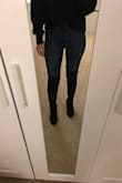 These are super cute and a more casual alternative to a stiletto over the knee boot. They are true to size, comfortable and they don't fall down! Definitely would recommend!! I am 5'1" and about 100 pounds if that helps anyone. - Alyssa C.