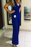 I wore this pantsuit for the Miss NH USA pageant as my interview outfit. It is an amazing color I got it in blue. Wonderful quality and cut. Would purchase in another color! so versatile - June M.