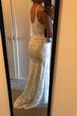 Using this gem for my wedding next month! I'm obsessed, it's elegant yet simple and boho at the same time, which is what I was going for. I tried a small first because that's the size I tried for a different Lulus dress and it was big on me. This size small was way too tight but the medium is perfect so I think the last dress I tried ran big and this one is true to size! Buy this dress! - Veronica W.