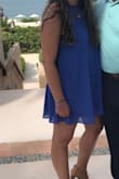 I love this dress! I bought it in royal blue and black. It's perfect dress for any occasion. They blue is such a pretty color but you also can't go wrong with black. - Paxton H.