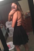 This dress fit perfectly. I was able to comfortably fit, and it was tight enough that I didn't feel I would fall out. - Lauren A.