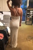 Has some stretch and fits perfectly! Love the cut and flow. - Ani M.