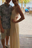 The quality of this dress is so wonderful. A very comfortable fit and a beautiful color! Love, love, love! Perfect for a beach dinner! - Nicole D.