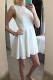 Super fun dress. On the twirl scale 10/10. The material is great quality and it's simple yet classy. - Sandy N.