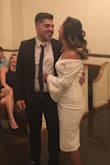 Wore it for my civil wedding. Was expecting it to be too long but the length was classy. I received many compliments, it looked so nice, the fabric was thick enough for a white to be wore comfortably, and the fit for the body was nice as well. - Alma J.
