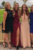 Wore to a friends wedding and received so many compliments. Little tight in the shoulders if you have an athletic frame but still a great dress! - Nancy B.