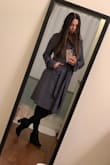I have worn it twice so far, and both times I have received multiple compliments! It's so comfortable and warm. It's a little loose, but with Winter layers, that makes it even more perfect. - Anna B.