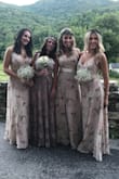 Absolutely love the dress!! One of my bridesmaids, who ordered a size XS, had to make a few adjustments. But they all looked amazing in it! - Adriane