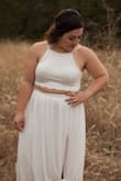The fit was great. I'm pretty short and on the bigger side of sizes so everything always runs long for me, which I don't take as an issue with this dress. Fit great. I used it for some bridal portraits outside so I didn't ruin my actual dress. Very comfortable. - Kila H.