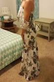 I bought this dress to wear as a bridesmaids dress this summer and I can not WAIT to wear it! It fits me perfectly and is actually long enough for me which is really hard to find (I'm typically a woman's dress size 6). I am not blessed in the "derriere" area but this dress fits in a way that gives the appearance of me actually having one, it's amazing! The only caveat though is that I'm pretty straight up and down, so I could see someone with curvier hips/butt not being able to fit into this dress as it is pretty form fitting and doesn't have much stretch in the midsection area. Definitely a great dress, especially given the price! - Laura M.