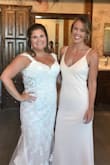 Bought this for a bridesmaid dress. Sized up to a medium based on reviews. And it fit perfectly, with a little extra room to dance, around my hips (wear a 26/27 on bottom). But was too big on top, so had to get it altered. But that's pretty standard for me. Ended up fitting like a glove at the end of the day and is one of my favorite bridesmaid dresses I've worn! - Maggie L.