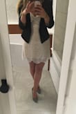 Bought this dress for an office Christmas party. Fit perfectly and very versatile. May wear it to my bachelorette without tights and the blazer. - Victoria H.