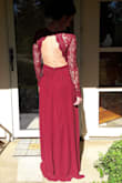 I was a bit nervous to order 7 dresses from Lulus to try on for my son's wedding, but my future daughter-in-law convinced me that I had nothing to lose to give Lulu's a try. I am happy to report that shopping with Lulus has been a delight! I am a picky person and wanted just the right dress. I could have been happy to wear all but one or two of the dresses. I have no complaints about this dress; it just wasn't "the one." Though I had wanted a long sleeve for the wedding in February, I felt absolutely stunning in the cut and deeper burgundy color of Picture Perfect. (Guess I will need to find a wrap now!) All the dresses I received fit well and were well-made, but Picture Perfect was the clear choice for me. Kudos to Lulus for such an incredible selection of quality gowns at great prices and with great customer service! - Laura R.