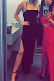 I wore this dress to a formal event. The dress was extremely comfortable which made it easy to dance! I would absolutely wear this dress again it was so cute! - Kristi S.