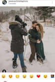 The pics speak for themselves. It was perfect for my winter engagement photos in Rocky Mountain National Park! I am typically a small but order mediums with clingy fabric so lines don't show. This fit perfectly and was stunning with brown tights and a belt. It was a bit long without heels but I bought it for these pics and didn't bother to hem. So happy! - Lindsey H.