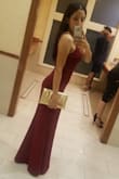 This dress fits well, and comfortably. I was able to move and dance easily. The dress is long as I am 5'2", however I had it tailored to fit the perfect length. I would recommend this dress to anyone I know that wants a simple and elegant look. Thank you Lulu's! - Stephany D.