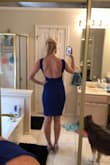 This has been my go to wedding guest dress since I bought it! I love it. It's classy in the front with a little sexy in the back. I always got compliments on it when I wore it out. I absolutely recommend this dress. - Tasia E.
