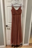 I ordered this dress for my sisters wedding and I absolutely love it.
There is a small pull in the dress which is fine, but just need to make sure it doesn't get any bigger, before the wedding date.
I ordered an XL after following the size guide to ensure there was enough length on the dress for me. It is a good thing I did as it is a little snug on the chest area, but it does fit.
I live in Canada so price is is a little more with the USD conversion as well as boarder customs.
Overall extremely satisfied with this purchase! - Rachael L.