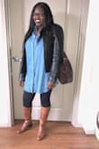 I loved this dress from the first time I tried it on. I wore this dress two ways. For the fall, I paired it with stockings and I wore it to travel to Mexico. - Saintia J.
