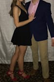Wore this for a fraternity formal my freshman year and I loved it!! Super comfortable material and the v-neck was perfect, nothing slipped out. There is wiring in the V-neck as well so it keeps its shape well. - Alaina M.