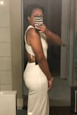 I bought this to wear for my bachelorette party. I just tried it on and I love the fit. It looks sexy while still being classy. I definitely will have to wear a thong with it but the material is thick enough that it's not see through. Can't wait to wear this out! - Daniella J.