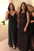 Definitely recommend! I received so many compliments, the dress felt super comfortable! The legs wont show unless you want them to. After a few hours you may have to re-tie the dress as it may stretch a little bit. - Sofia L.