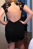 Ordered a size Medium. Was a little loose in bra and waist, but was perfect in the hips. - Hollie S.