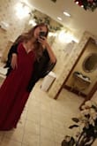 I enjoyed the dress the only thing I would change is getting a smaller dress. The dress fit me loose around my breast and shoulders, so I got a big push-up bra, but the straps still seemed to fall down. - Alyssa M.