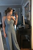 Totally not a normal jumpsuit person and took the chance of getting this on Black Friday and totally love it, also couldn't beat it for the price. I feel so much more confident in it than I thought I would and 100% recommend. It shows a little too much cleavage, but whatever. - Emily L.
