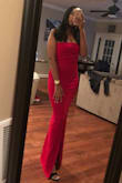 I loved the way this dress fits! It was true to size and comfortable. Easy to move around in and I got multiple compliments. - Jana B.