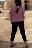 I love to travel and these are my go to pants. Dress them up or down, always comfy and light material. - Erin M.