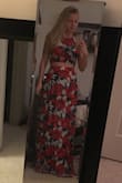 Fit perfectly with the exception being that I'll have to wear some 5 inch wedges with it! Other than the length, awesome two piece outfit. - Nikki B.