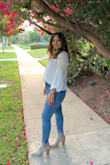 These boots are comfortable and cute. The color is exactly like the photo. They can either be dressed up or down. I received so many compliments on them! - Cindy F.